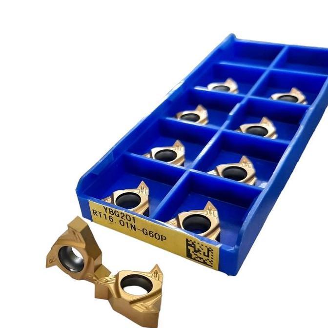 Insert Bubut ULIR LUAR RT16 01W-G60P 01W G60 P YBG 201 Merk ZCC.CT