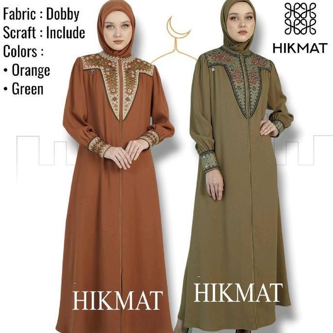Terjangkau [New] A4120 - Abaya Hikmat Fashion Original