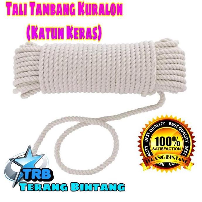 Redmegic- Terang Bintang Tali Kuralon 6Mm Bahan Kain Katun Pengikat Barang Truk Pick Up Losbak Terpa