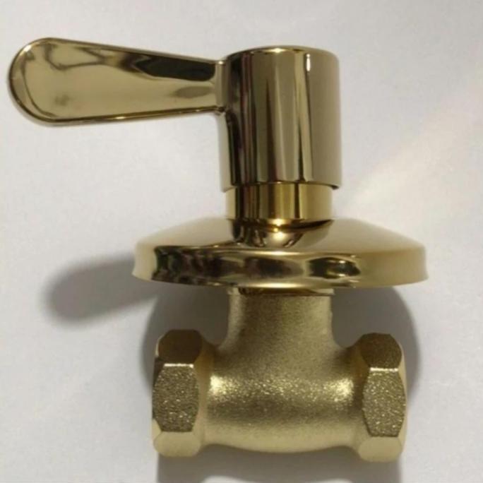 Stop Kran Tanam Gold/Kran Shower Tanam/Kran Tanam/Kran Shower Gold Diskon