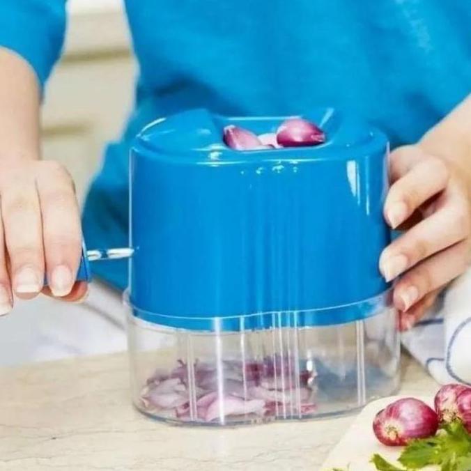 Wilwod- Alat Perajang Bawang Pemotong Bawang Merah Manual Onion Slicer Kitchenware Praktis
