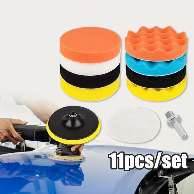 TEKNOWERN 3 Inch 11pcs Busa Alat poles mobil motor Mata Bor Busa Poles