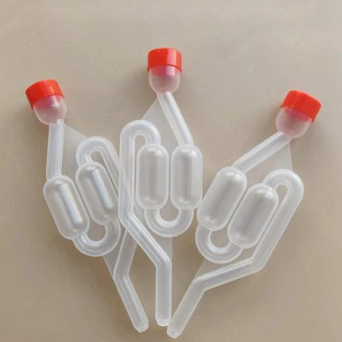 MARKVUN Airlock Fermentasi Galon Plastik Katup Segel Fermentasi Wine Alat Fermentasi Wine