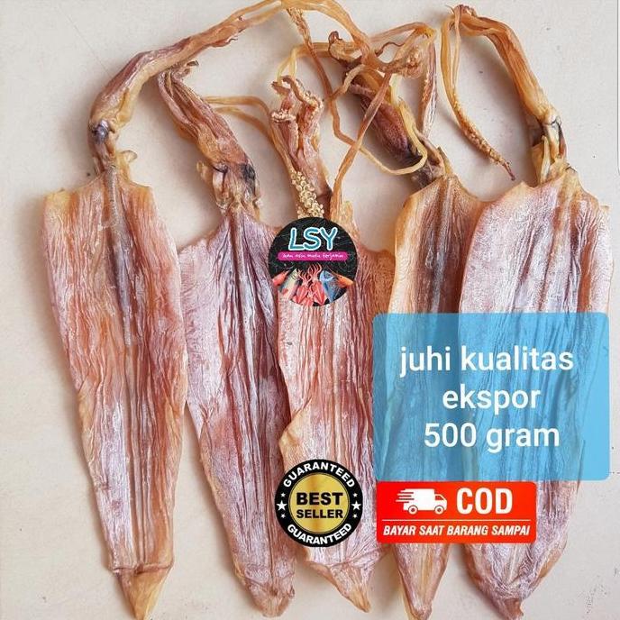 Bisajakok- Juhi / Sotong Kering Kualitas No 1 500Gr