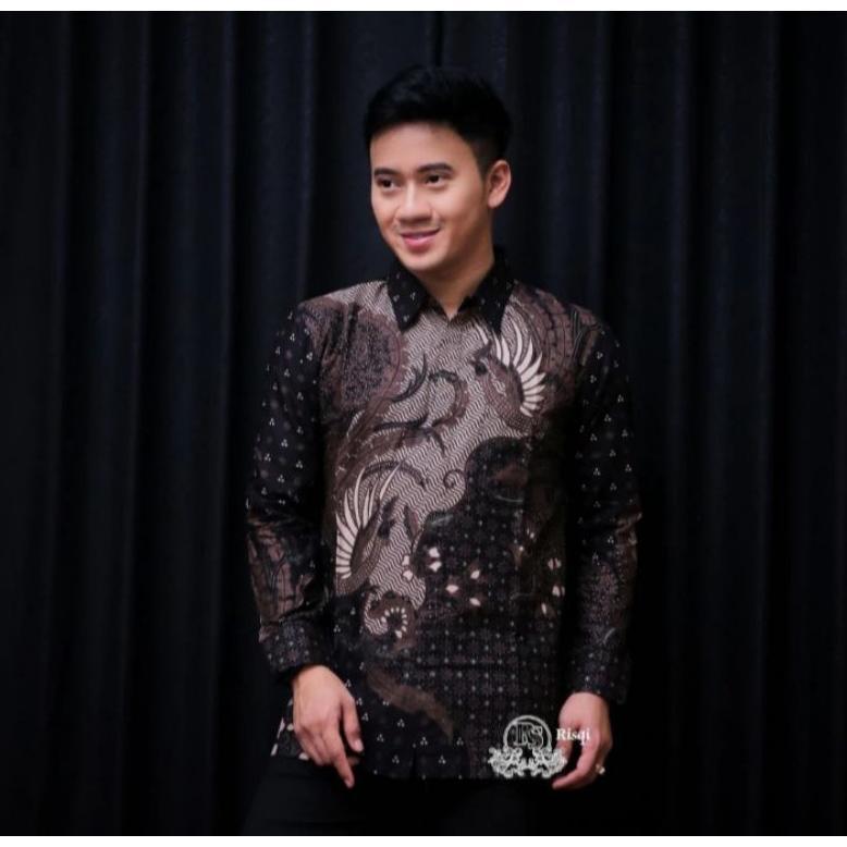BEST SELLER KEMEJA BATIK PRIA LENGAN PANJANG SIZE S M L XL XXL SLIM FIT