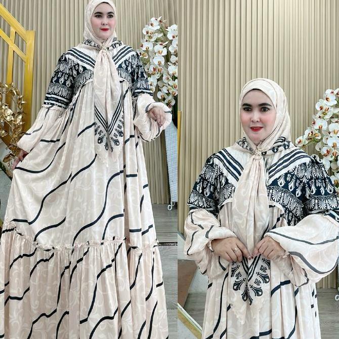 Diskon Gamis Mina Series Part 2 Yodizein Full Silky Printing