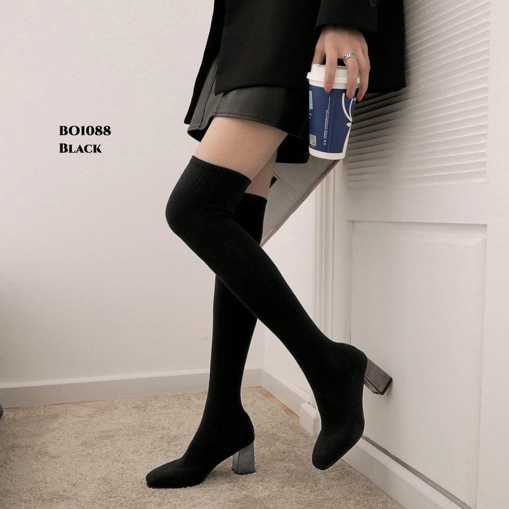 New Prf  Long Boots Flat Korea Bo1088