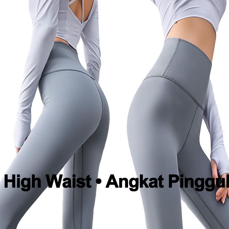 Discount Legging Olahraga Wanita High Waist  Tidak Tembus Pandang & Elastis Nyaman untuk Gym & Yoga