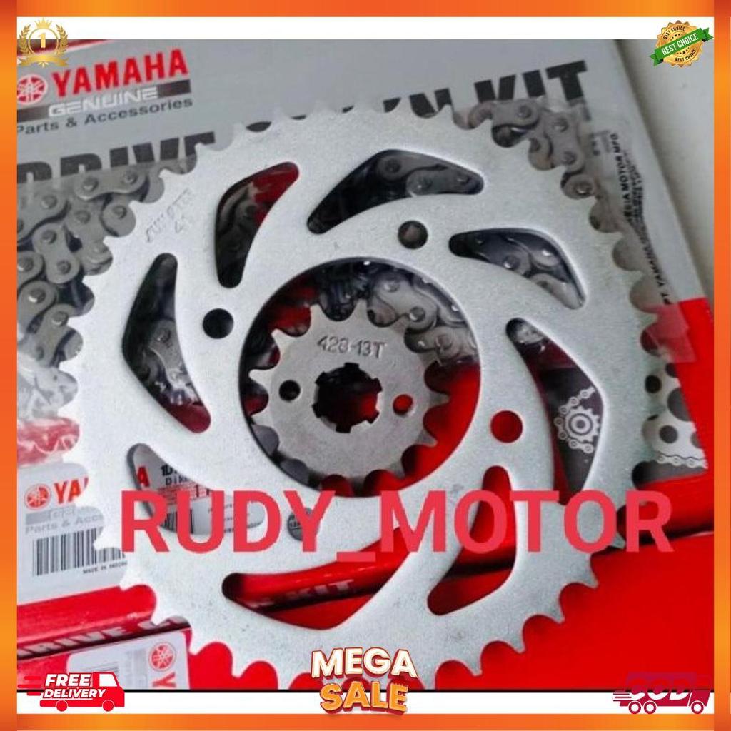 GEAR SET GIR SET JUPITER Z1 INJEKSI YAMAHA 1DY SET RANTAI GIR DEPAN BELAKANG [S1]