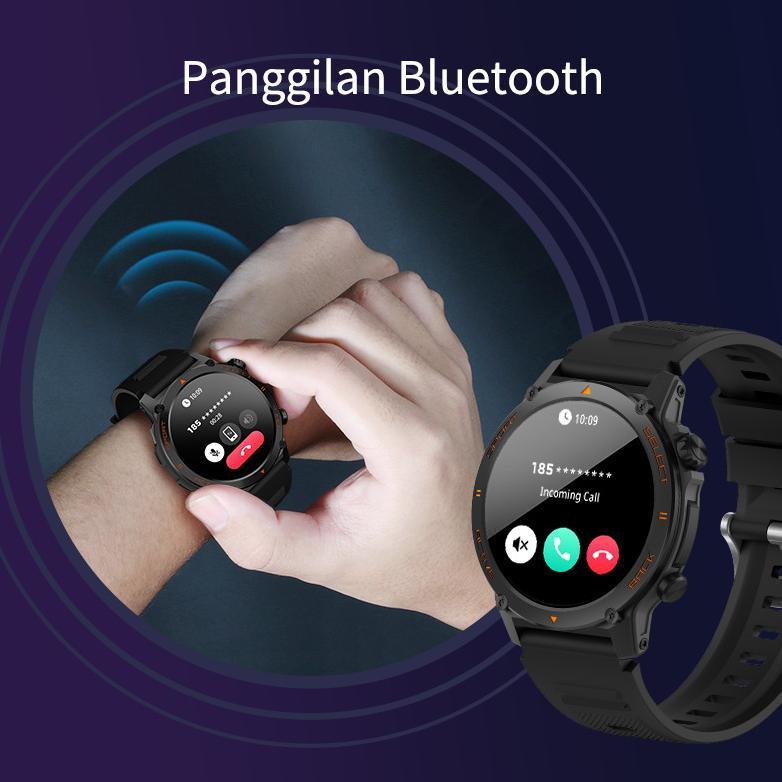 PROMO TERBARU Morein Plus GT1 Smartwatch - 1.43'' AMOLED | Tahan Air IP68 | Baterai Tahan Lama | 123