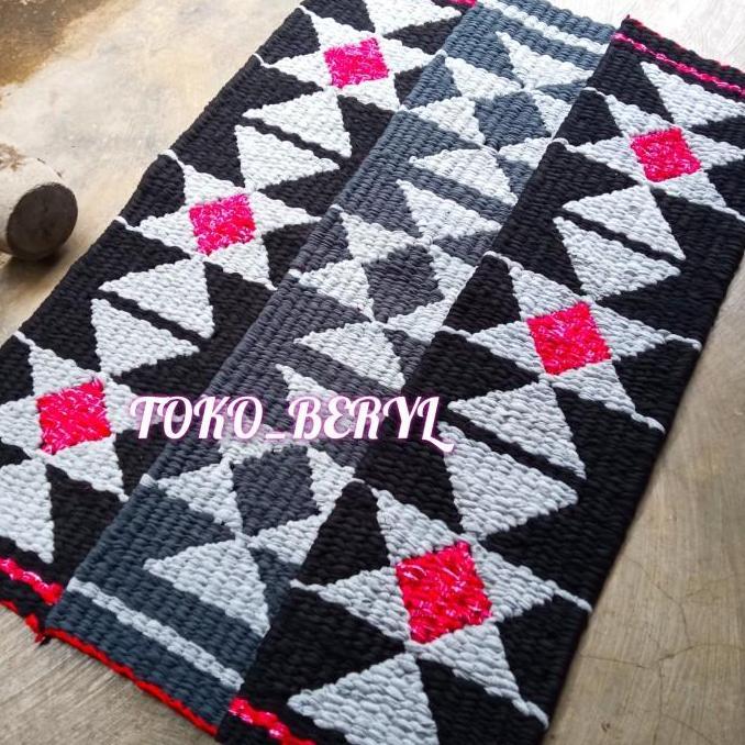 Keset gunungan panjang/keset mushola/keset kain perca