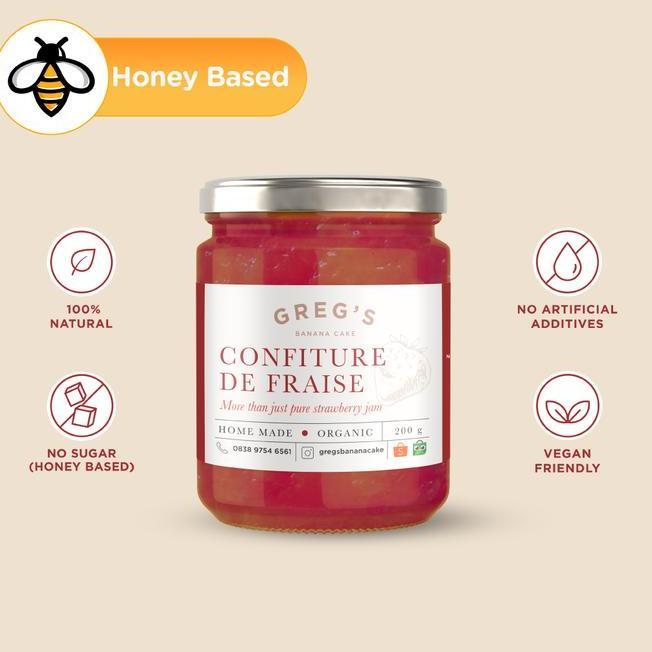 Strawberry Jam Sugar Free Selai Stroberi Gluten Free