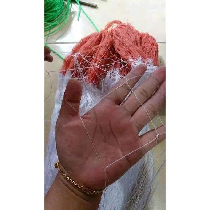 Jaring udang 3 lapis nilon siap pakai DIN