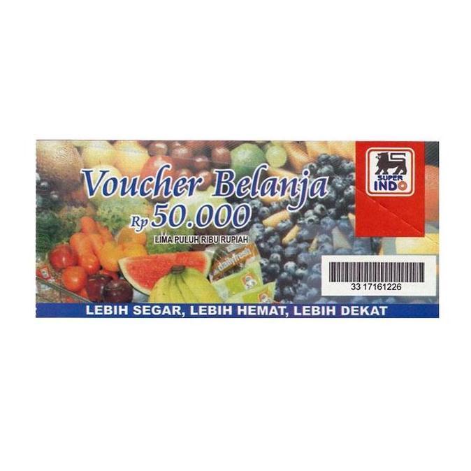 JIMBARANSHOP231 - VOUCHER SUPERINDO RP 50.000