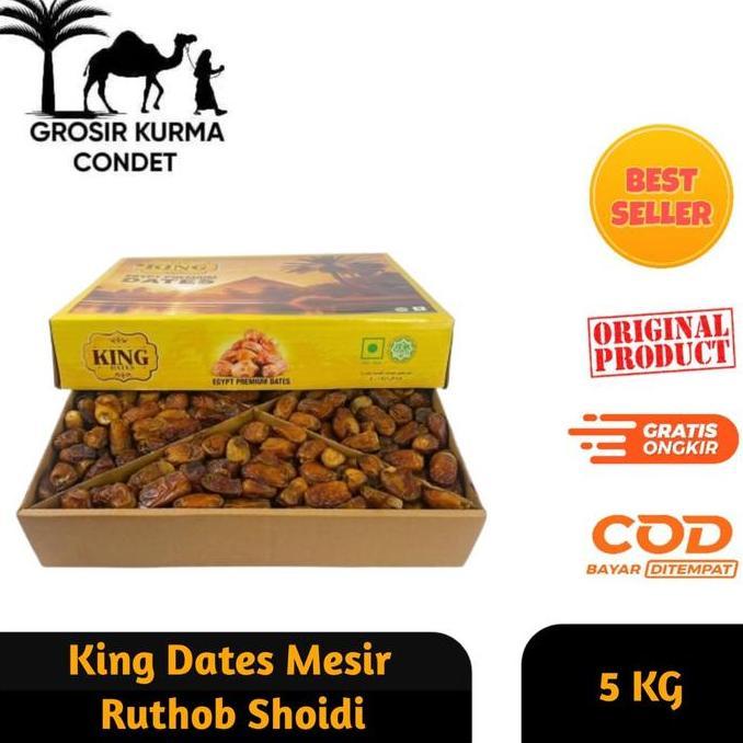 King Dates Kurma Mesir 5kg Ruthob Shoidi Premium