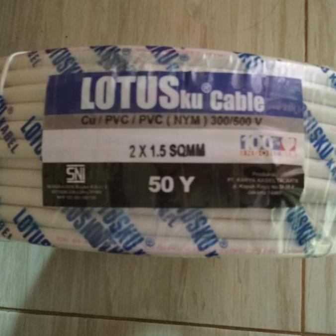 Kabel Nym 2X1.5 @50M Lotus Sni