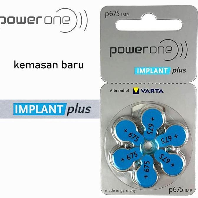 Sangat Aman Baterai Implan Cochlear Implant Power One Implant Plus Baterai Implan Powerone Kode 1010