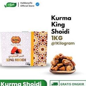 King Dates Kurma Shoidi 1kg Kurma Sukari Kurma Shoidi Kemasan Ember 400 gram
