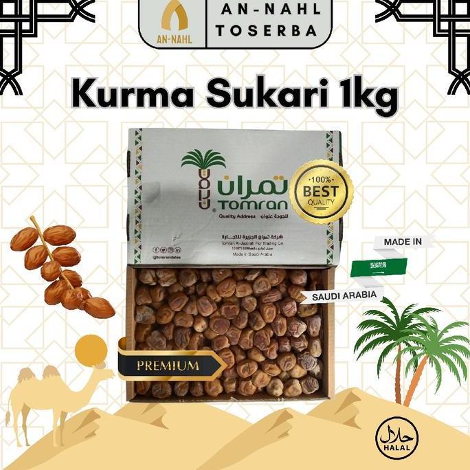 Kurma Sukari 1kg  Tomran Dates Kualitas Premium