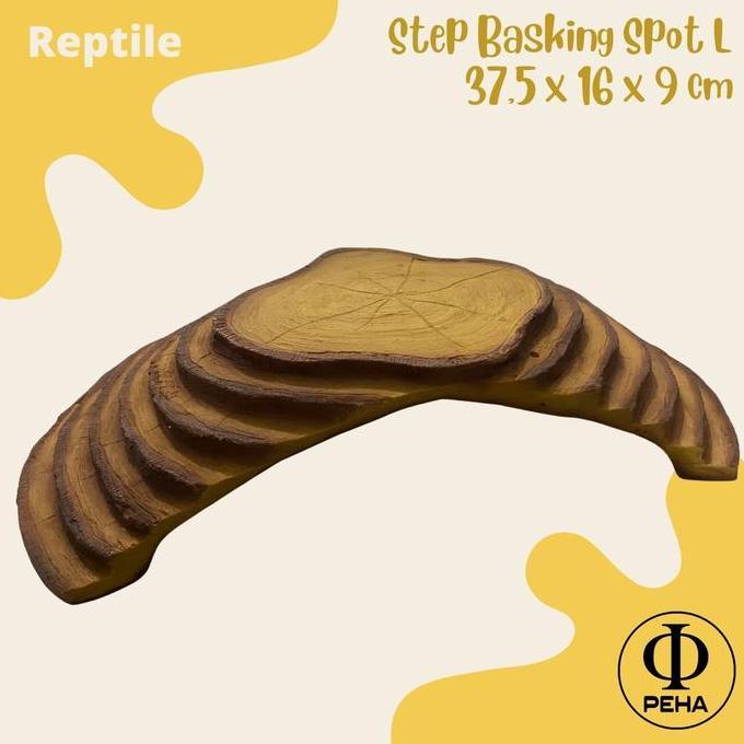 STEP BASKING SPOT TANGKRINGAN KURA AIR KADAL TEMPAT JEMUR KURA REPTIL
