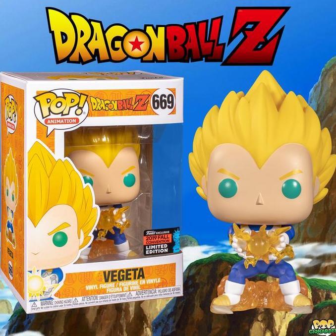 Funko Pop Dragon Ball Z - Super Saiyan Vegeta Final Flash Nycc 2019