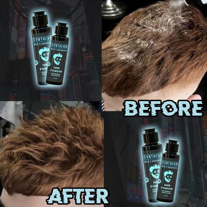 Indoc- Hair Powder Clay Bubuk 10 & 15 Gr - Synthlab Hair Powder Sisir