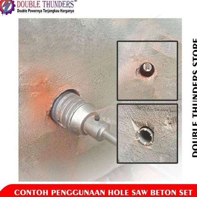 Superxx- Dt Hole Saw Beton Set 65Mm Hole Saw Pelubang Beton Set 65Mm