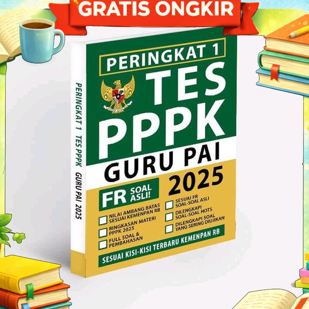 Buku Pppk Guru Pai 2025 - Peringkat 1 Pppk Guru Pendidikan Agama Islam 2025 - Buku Original Soal Dan