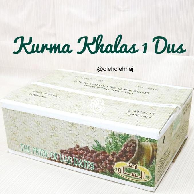 Kurma Khalas 10Kg/Grosir Kurma 1dus/Oleh Oleh Haji