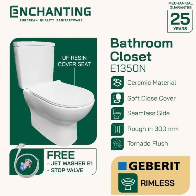 Miliki Closet / Kloset / Toilet Duduk Europe Enchanting E1350N