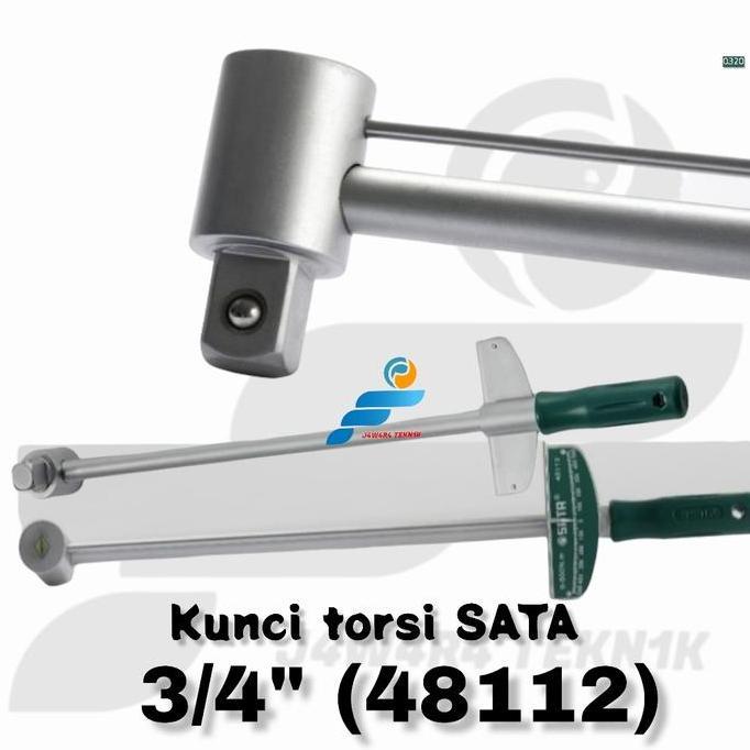kunci torsi jarum SATA 3/4inci flat Beam torque wrench
