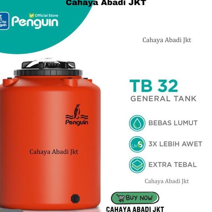 Spesial Tanki Air / Toren Penguin 300 Liter Orange