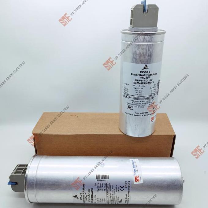 NEW Capasitor Kapasitor AC 10 / 15 / 20 / 25  kvar / Epcos MKP 415
