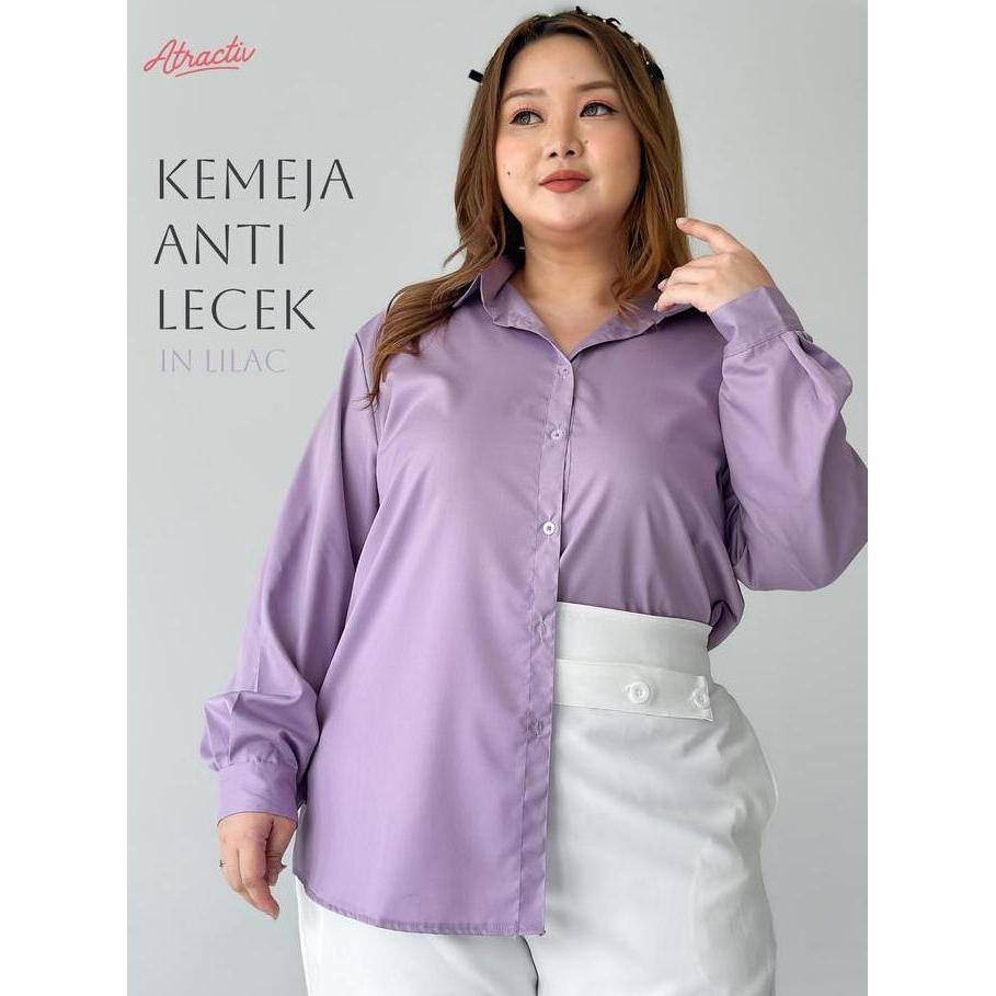 Ready ATRACTIV Kemeja Jumbo Anti Lecek Shani Amelia