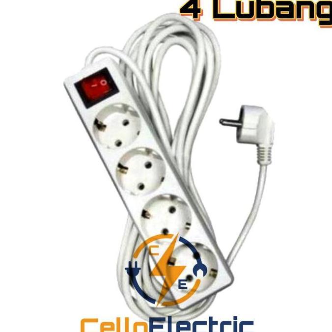 Nontizem- Stop Kontak Kabel / Kabel Roll / Stop Kontak + Kabel 2 3 4 5 Lubang