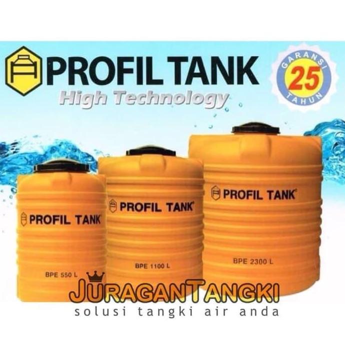 Terjangkau Tangki Air Profil Tank Bpe 2300 Liter - Toren Tandon Air Plastik Pe