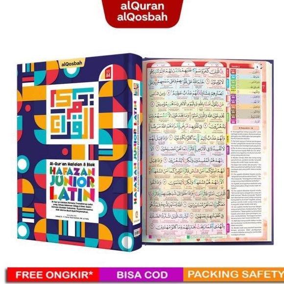 Termurah / Hot Sale Alquran Hafazan Junior A4 Terjemah Perkata Latin Alqosbah