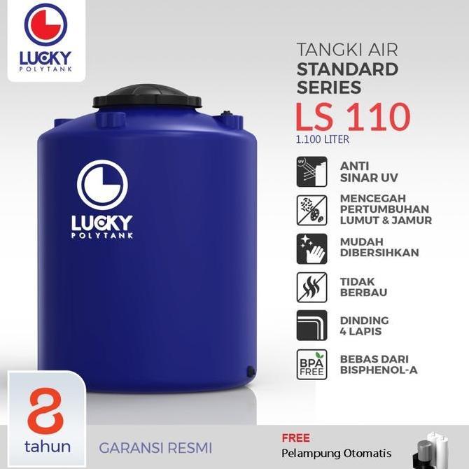 Terjangkau Tangki Air / Tandon / Toren Lucky Polytank 1100 Liter