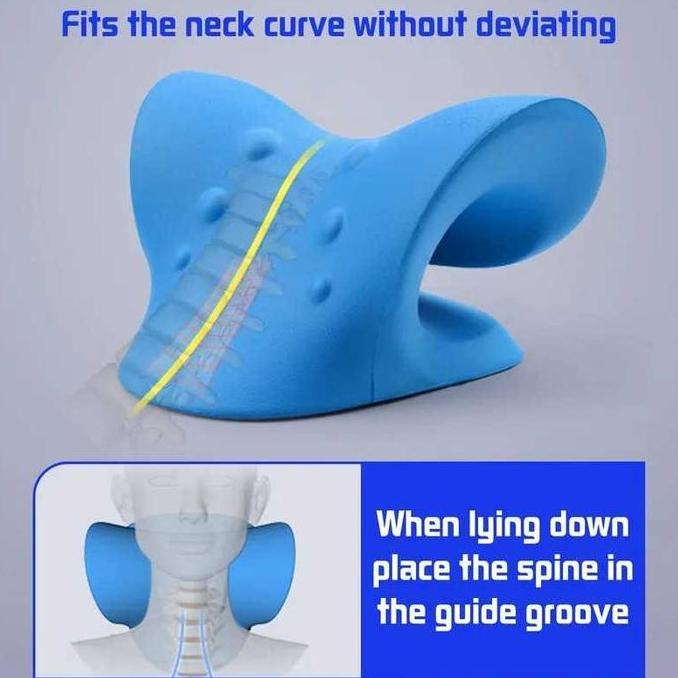 Alat Terapi Leher Kaku Bantal Relaksasi Leher Punggung Cervical Neck