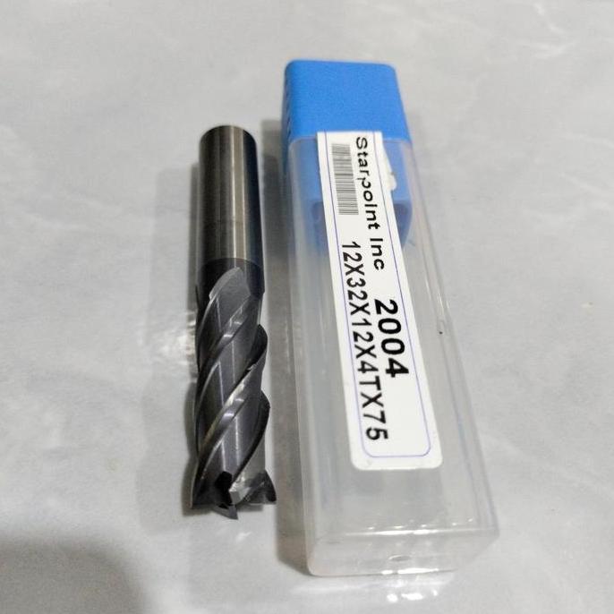 Endmill Milling Tungsten Carbide.Bor Frais D.12mm 4Flut murah