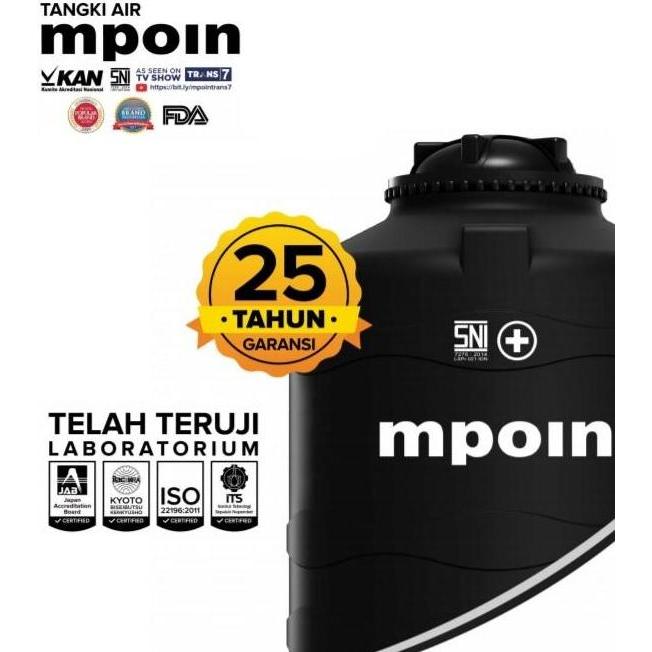 Miliki Tangki Air / Tandon / Toren Mpoin Plus 1200 Liter