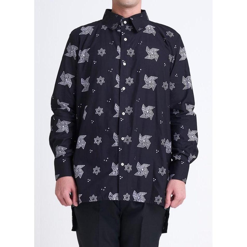 Black Gama Batik Shirt - OE x Wilsen Willim Ready