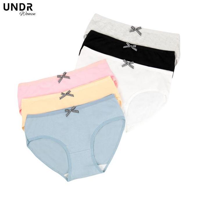 DF216 >> UNDR Celana Dalam Kolor Wanita Remaja Dewasa Fit to M-XXL Kecil Jumbo CD Perempuan Cewek Ba