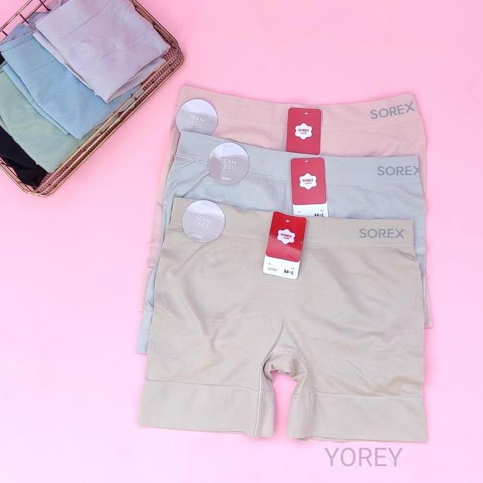 DR158 >> Sorex Boxer Wanita Rajut Hotpants Rajut Sorex Short Pants Seamless Rajut Wanita Sorex  Cela