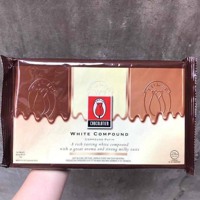 1 KG White Compound Tulip 1 KG / White Chocolate Tulip