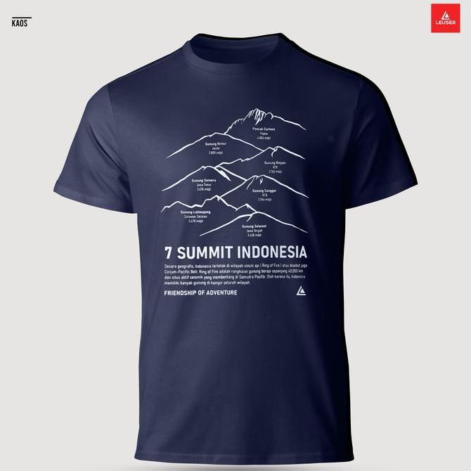 Leuser Kaos Pendek Seven Summit 03 Original