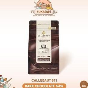 Callebaut Dark 54% 811 1 kg bag - dark cooking chocolate dcc