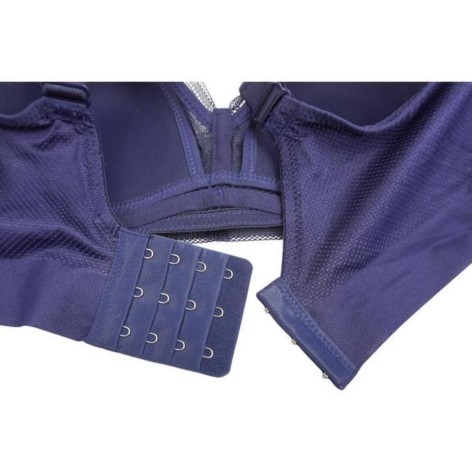 DE179 >> Bra Wanita Tanpa Kawat Wireless VIVIEN Busa Tipis Cup 3/4 Mix Lace Renda 36A s/d 40C Women 