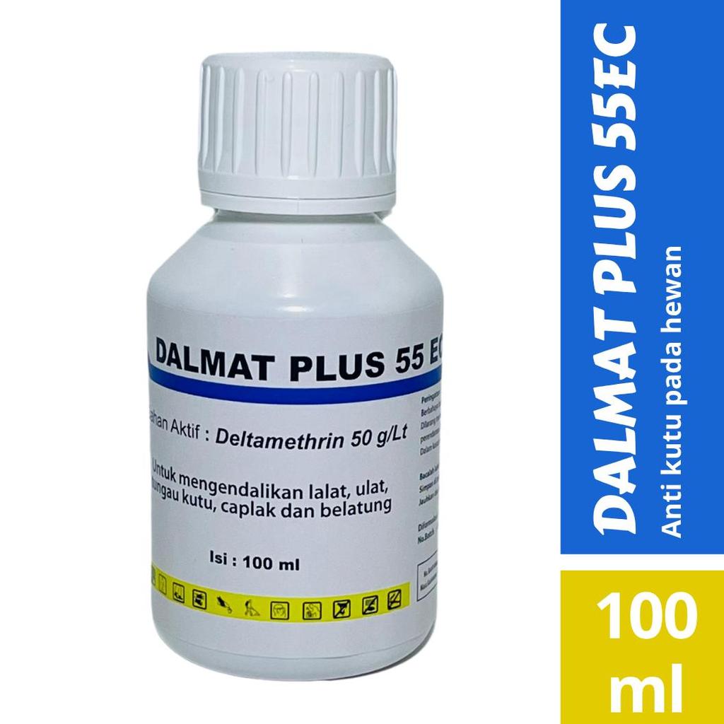 Dalmat Plus 55 EC- Dalmat 100 ml - Obat Kutu Anjing Kucing - Obat Kutu Mandi - Obat Kutu Hewan
