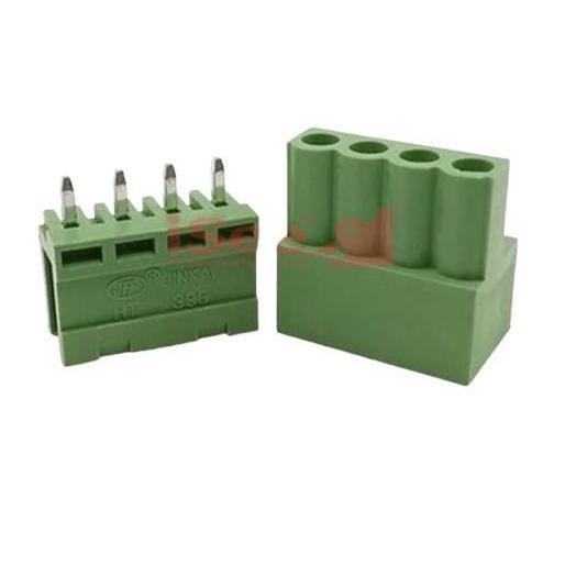 Konektor green HT3.96mm 4p LURUS terminal block connector HT 396 pair 3.96 mm 3.96mm 4 pin p 4pin re